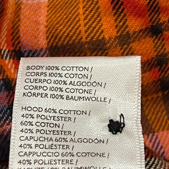 Urban Outfitters Flannel Plaid Hooded Oversized Shirt, XL - Picture 5 of 11